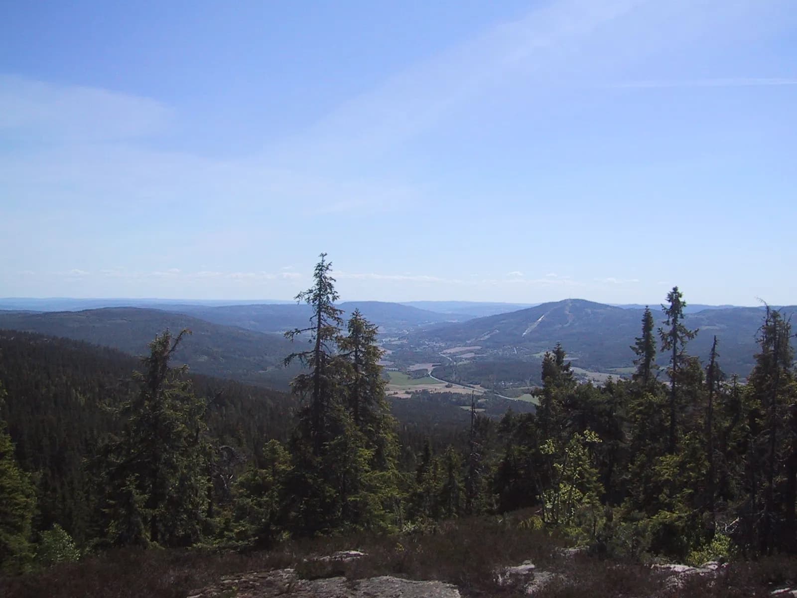 Bilde av Nittedal fra Rundkollen